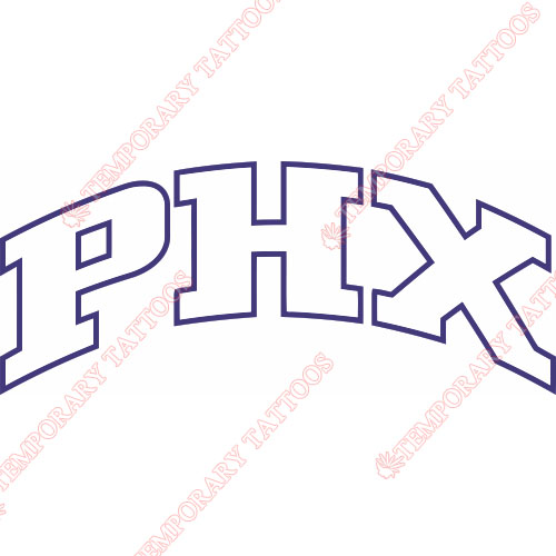 Phoenix Suns Customize Temporary Tattoos Stickers NO.1160